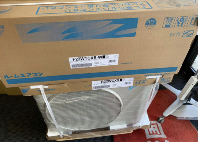 名古屋市北区 ダイキン DAIKIN ルームエアコン S22WTCXS-W の買取実績