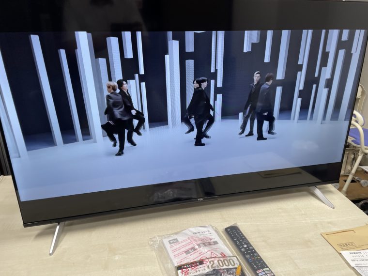 名古屋市 TCL 50型4k液晶テレビ 50P636 の買取実績