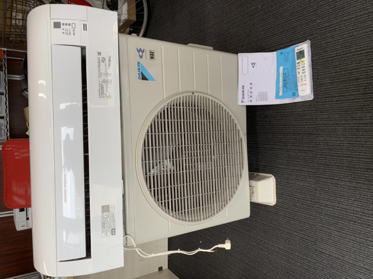 名古屋市 ダイキン ルームエアコン ATE22VSE6-W の買取実績