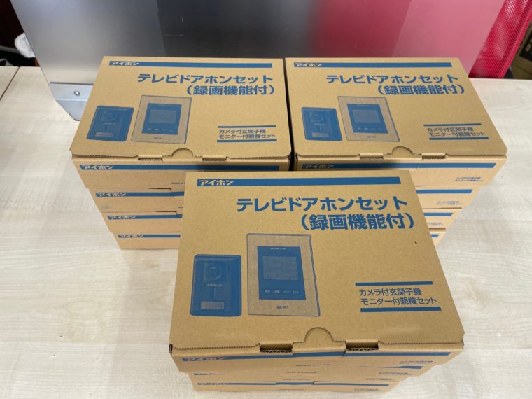春日井市 アイホン テレビドアホンセット 録画機能付 JS-12E の買取実績