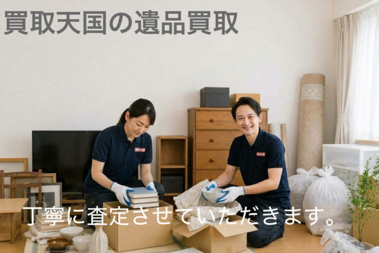 買取天国の遺品買取　スタッフが丁寧に査定させていただきます